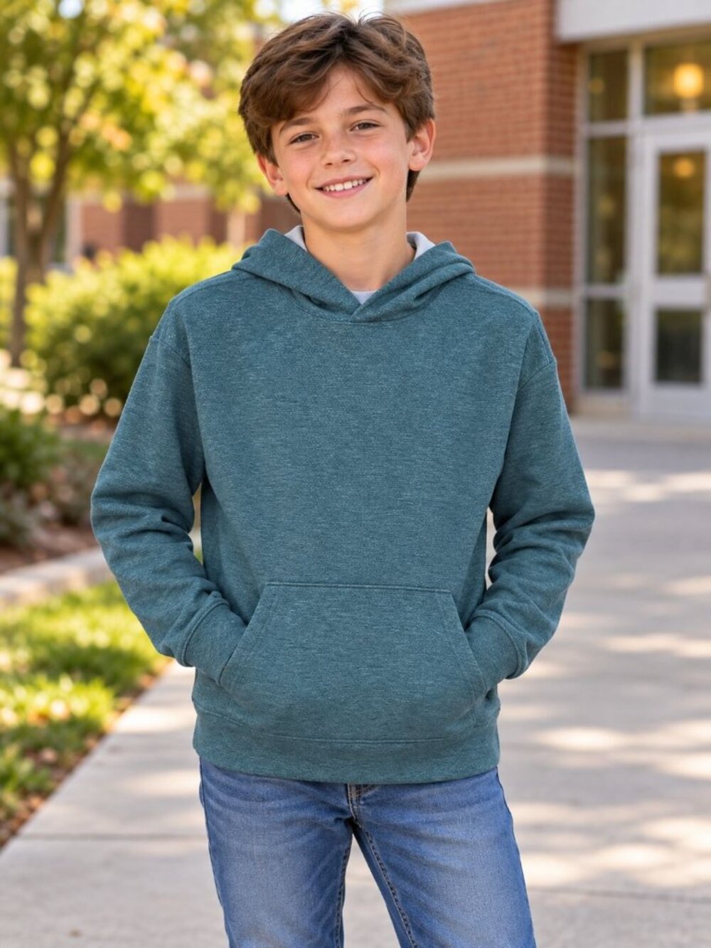 All in Motion size 10/12 Boy's hooded sweatshirt New